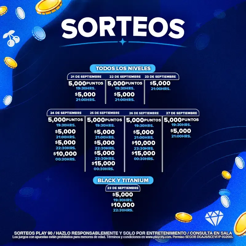 Sorteos semanales